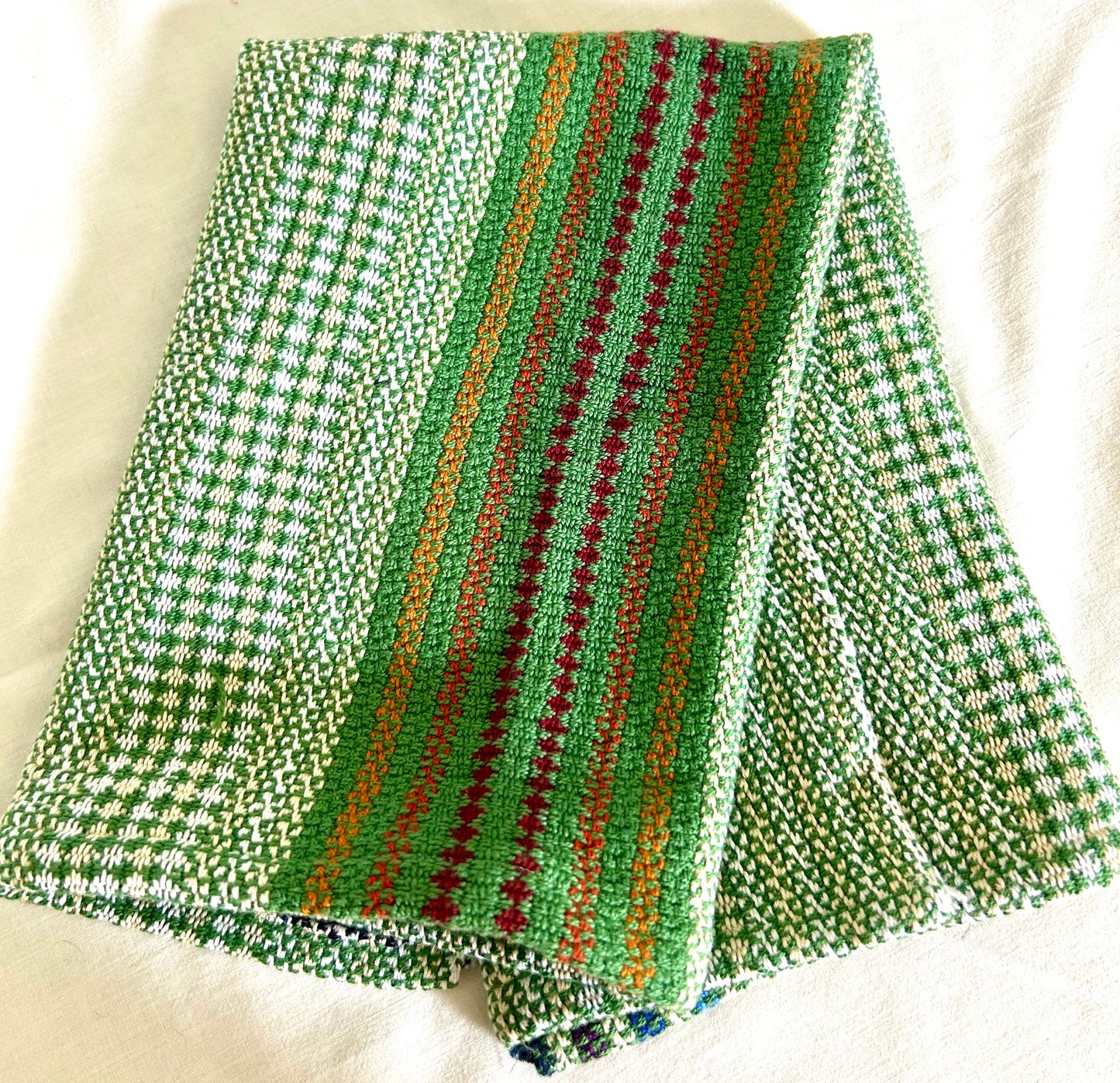 Handwoven dish towel