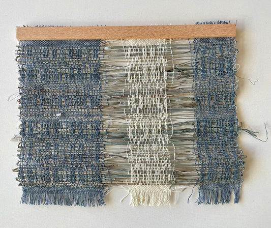 Blue Handwoven Wall Hanging