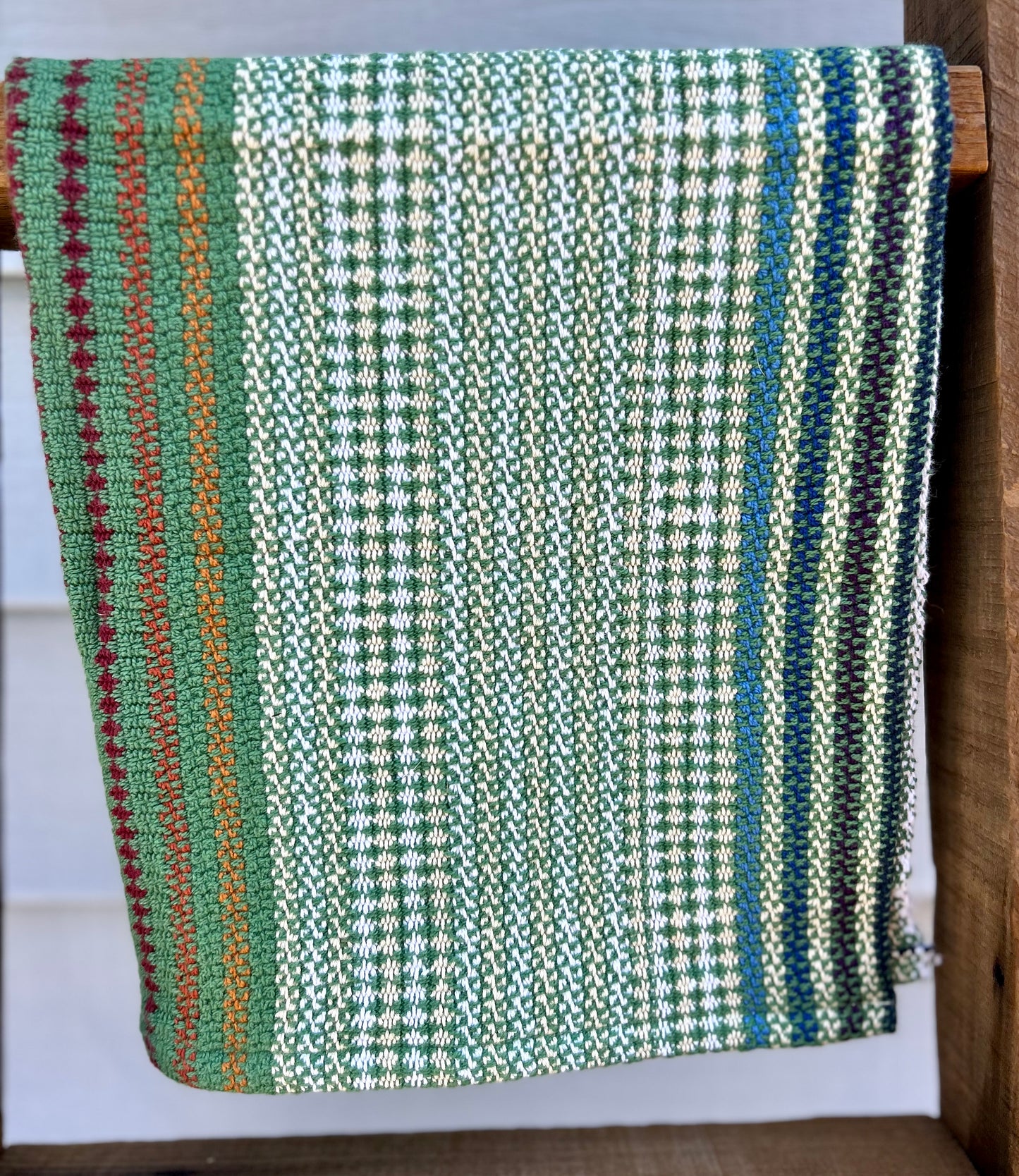 Handwoven dish towel