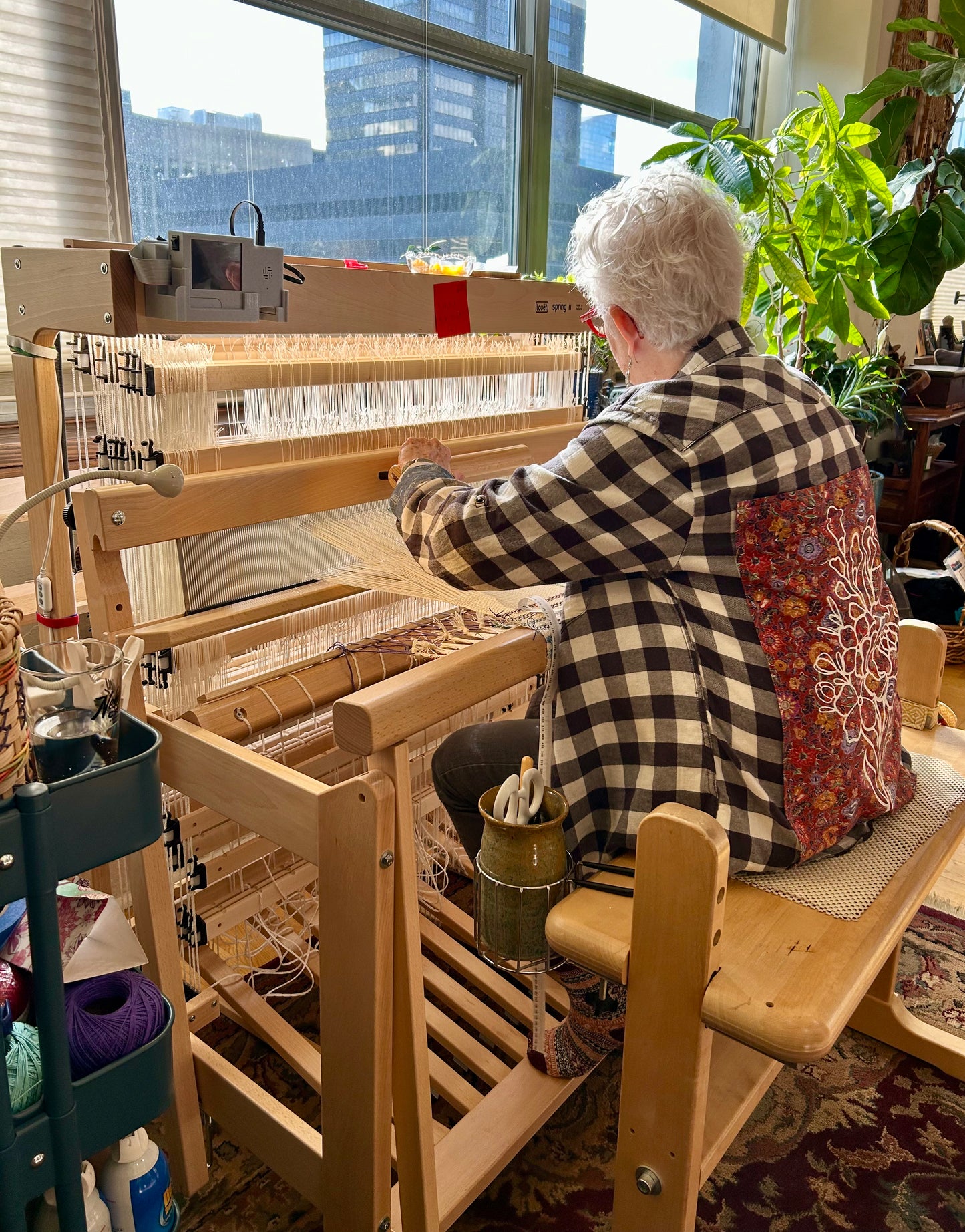 Walk in and Weave a Towel, Learn to Weave on a Floor Loom