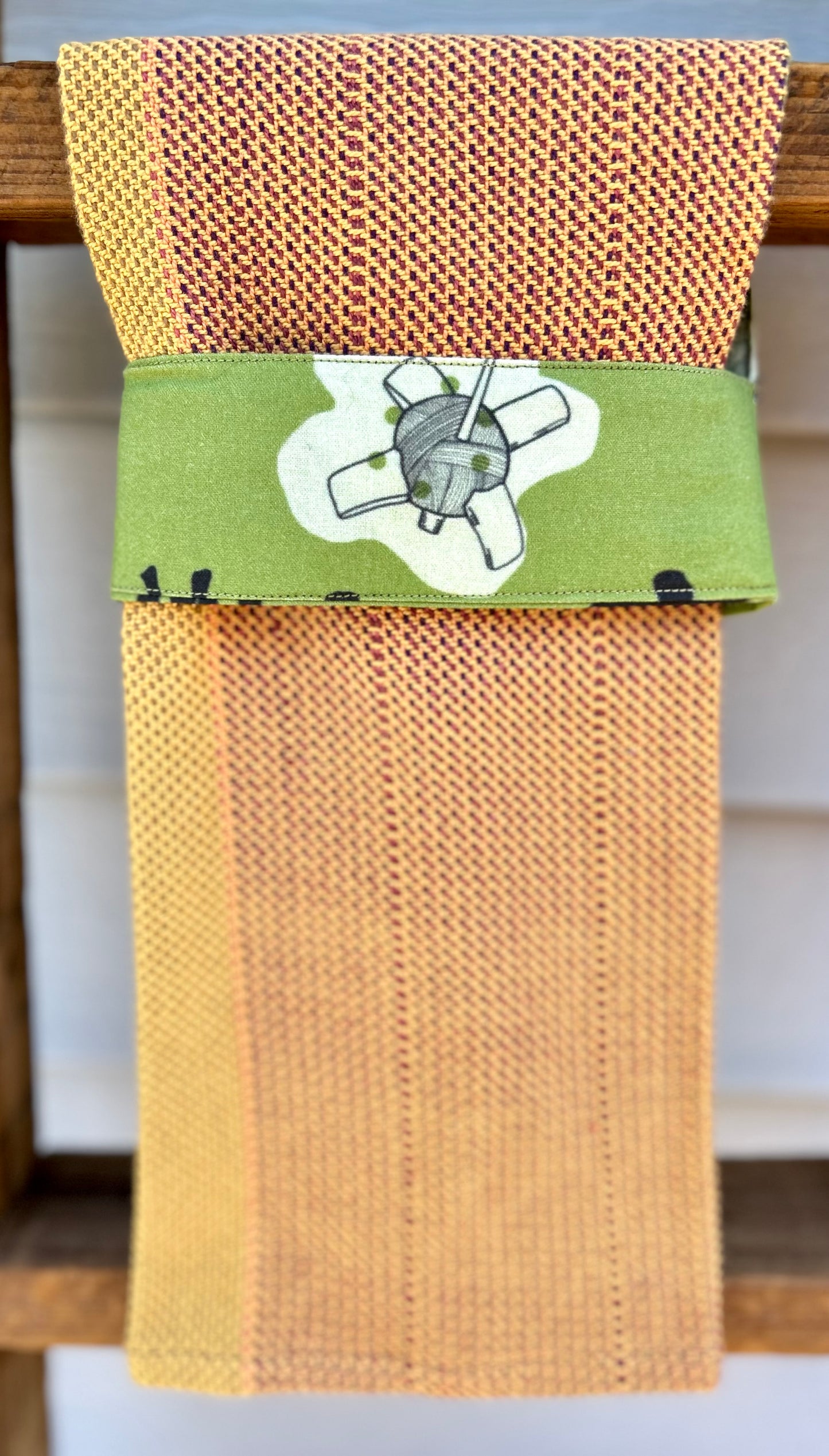 Handwoven dish towel