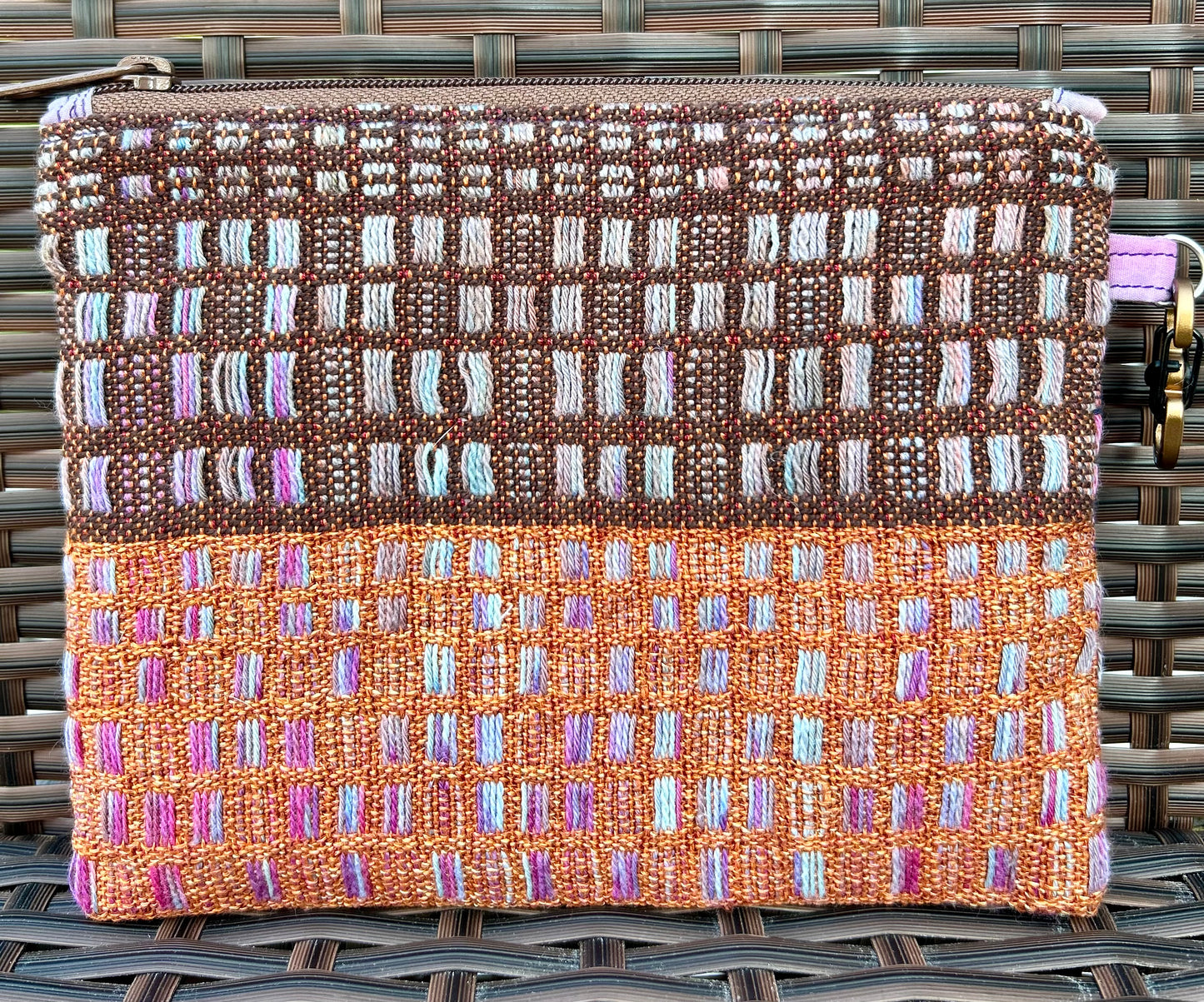 Handmade zippered pouches, medium size