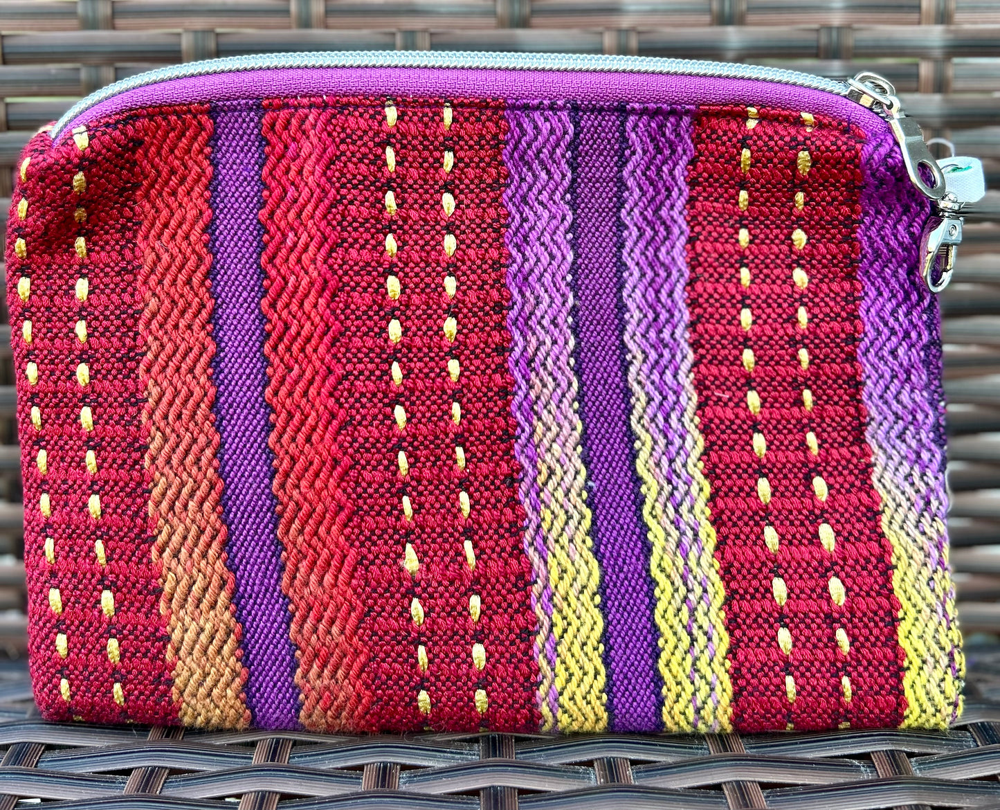 Handmade zippered pouches, medium size