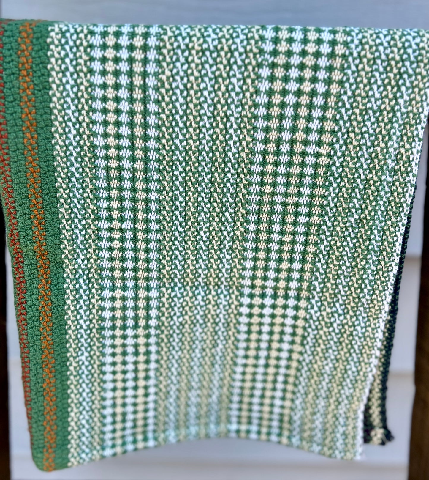 Handwoven dish towel