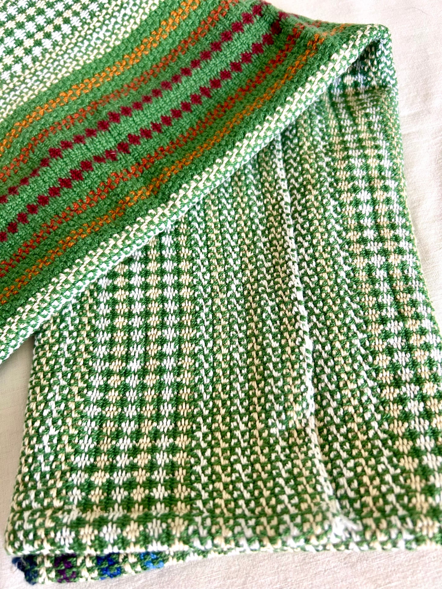 Handwoven dish towel