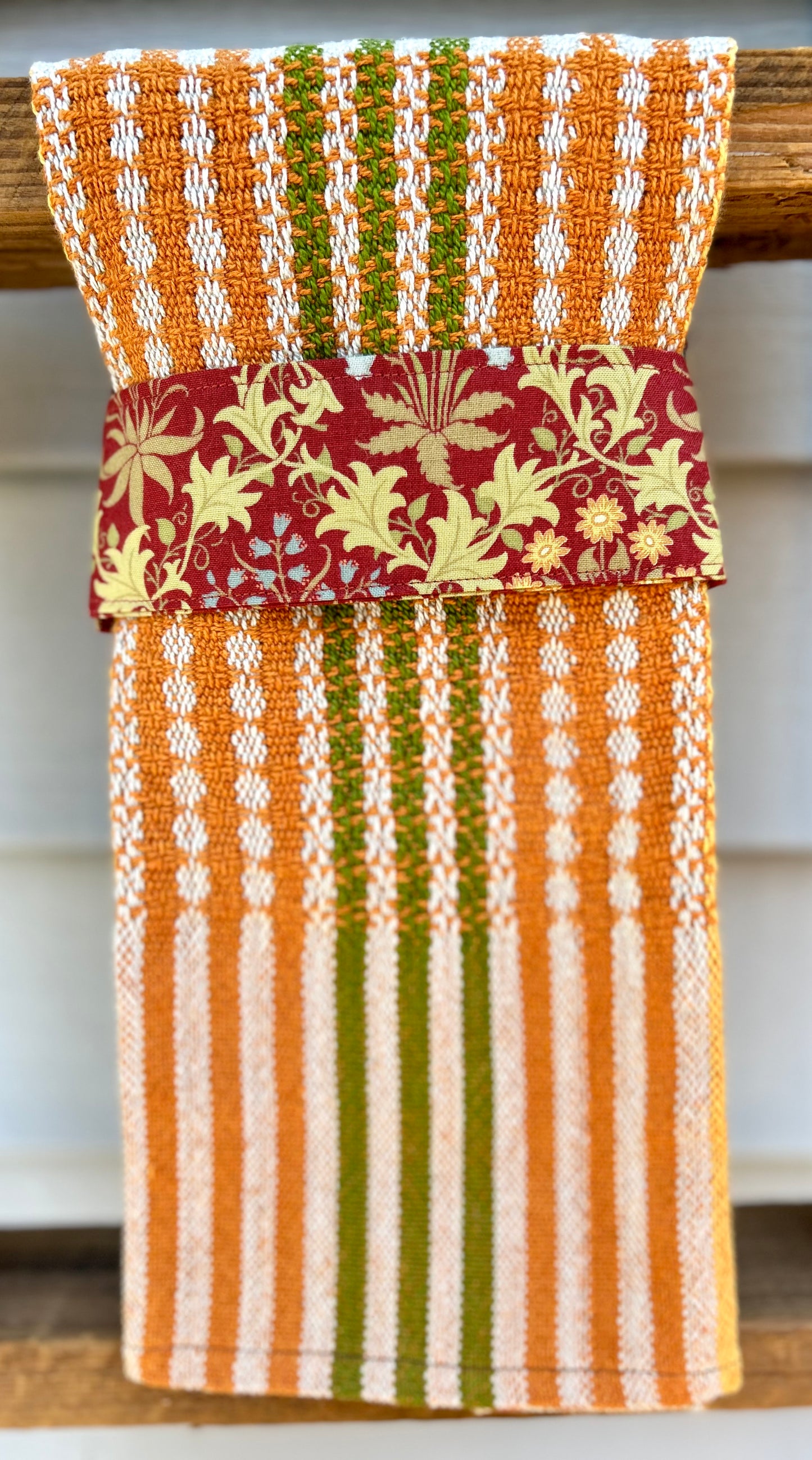 Handwoven dish towel