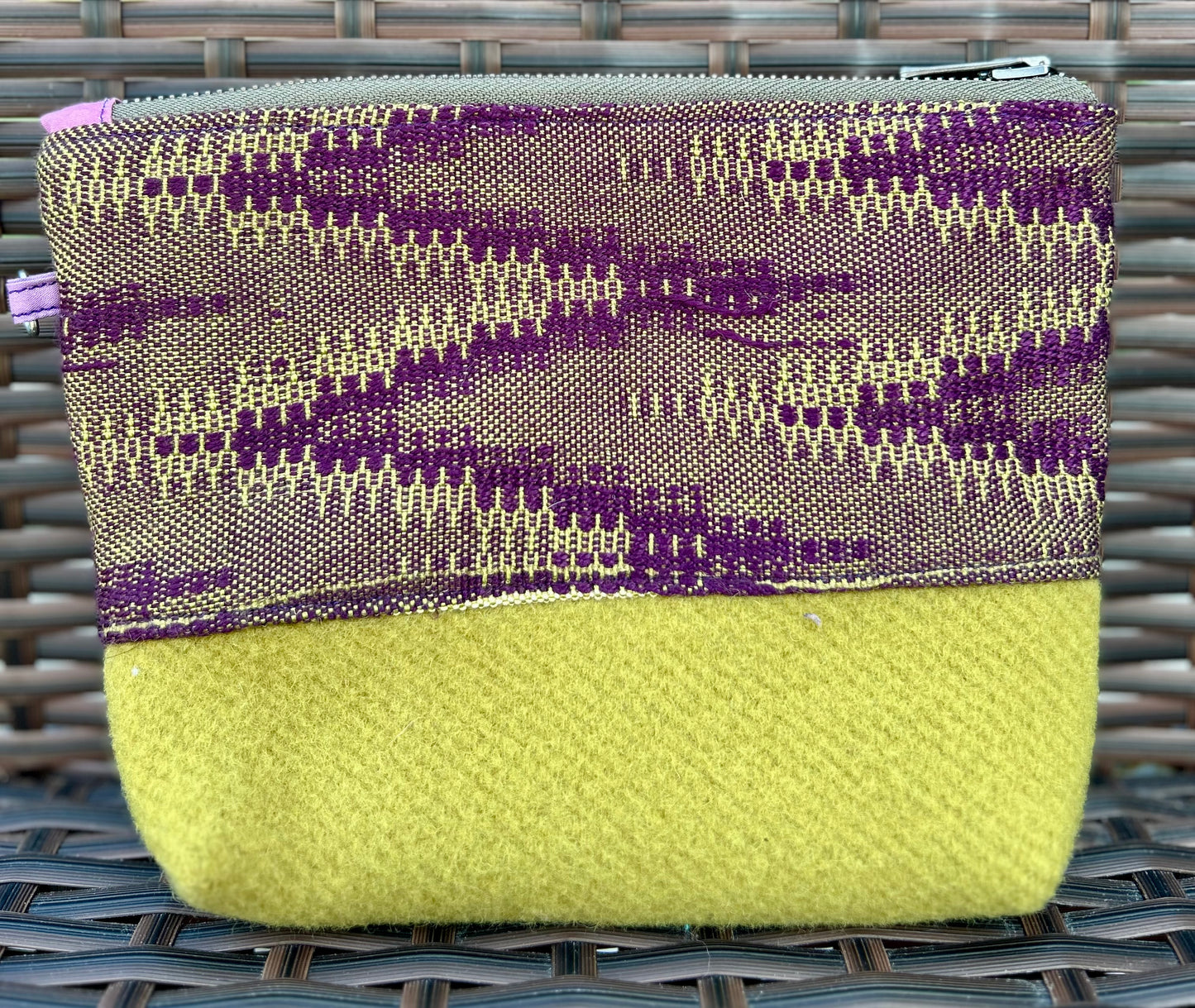 Handmade zippered pouches, medium size