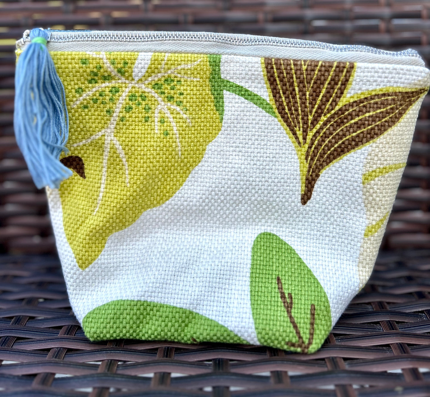 Small handmade zippered pouches