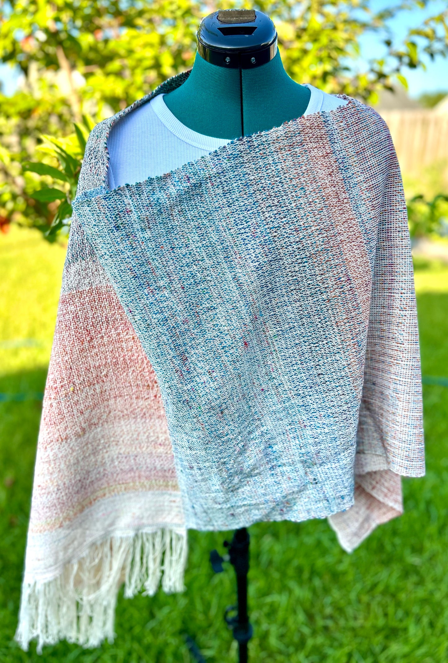 Handwoven ruana/poncho
