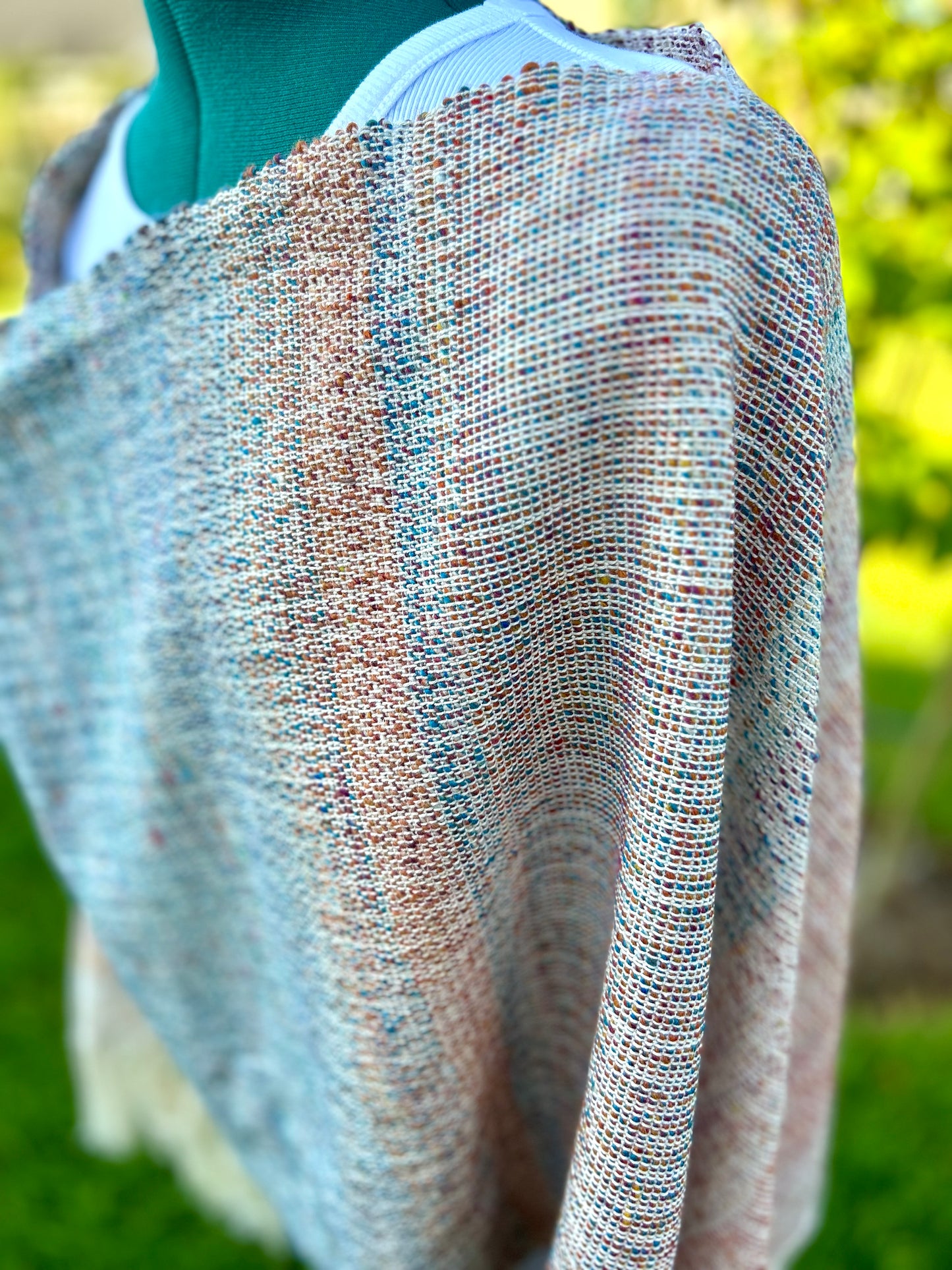 Handwoven ruana/poncho