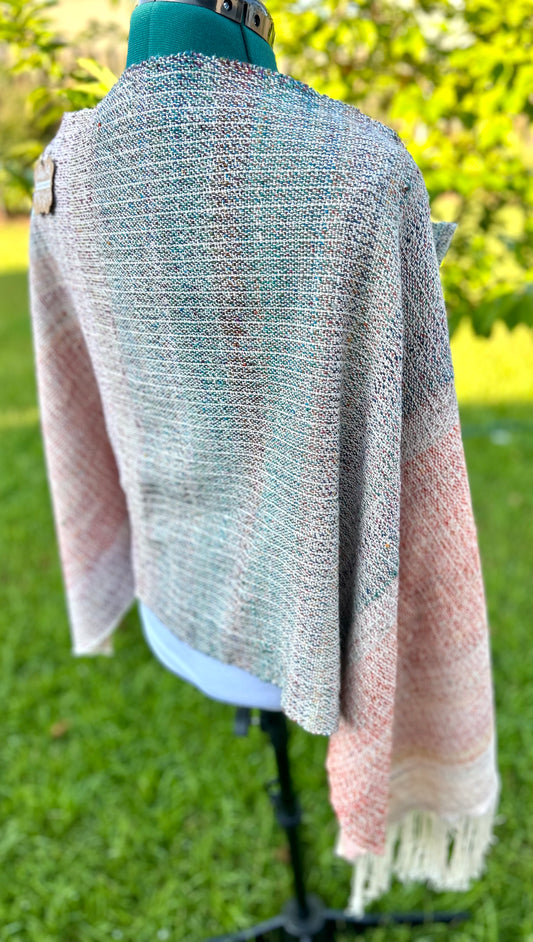 Handwoven ruana/poncho