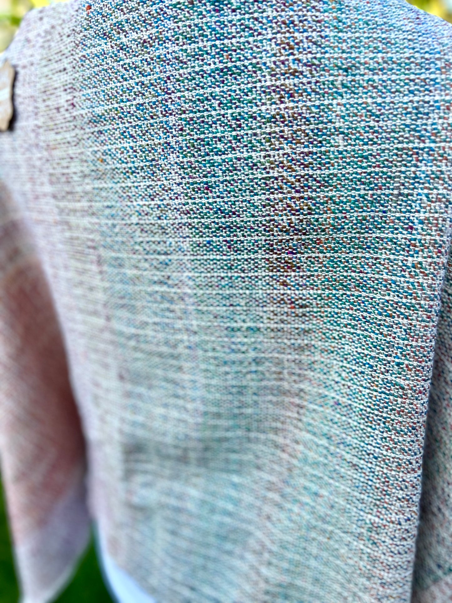Handwoven ruana/poncho
