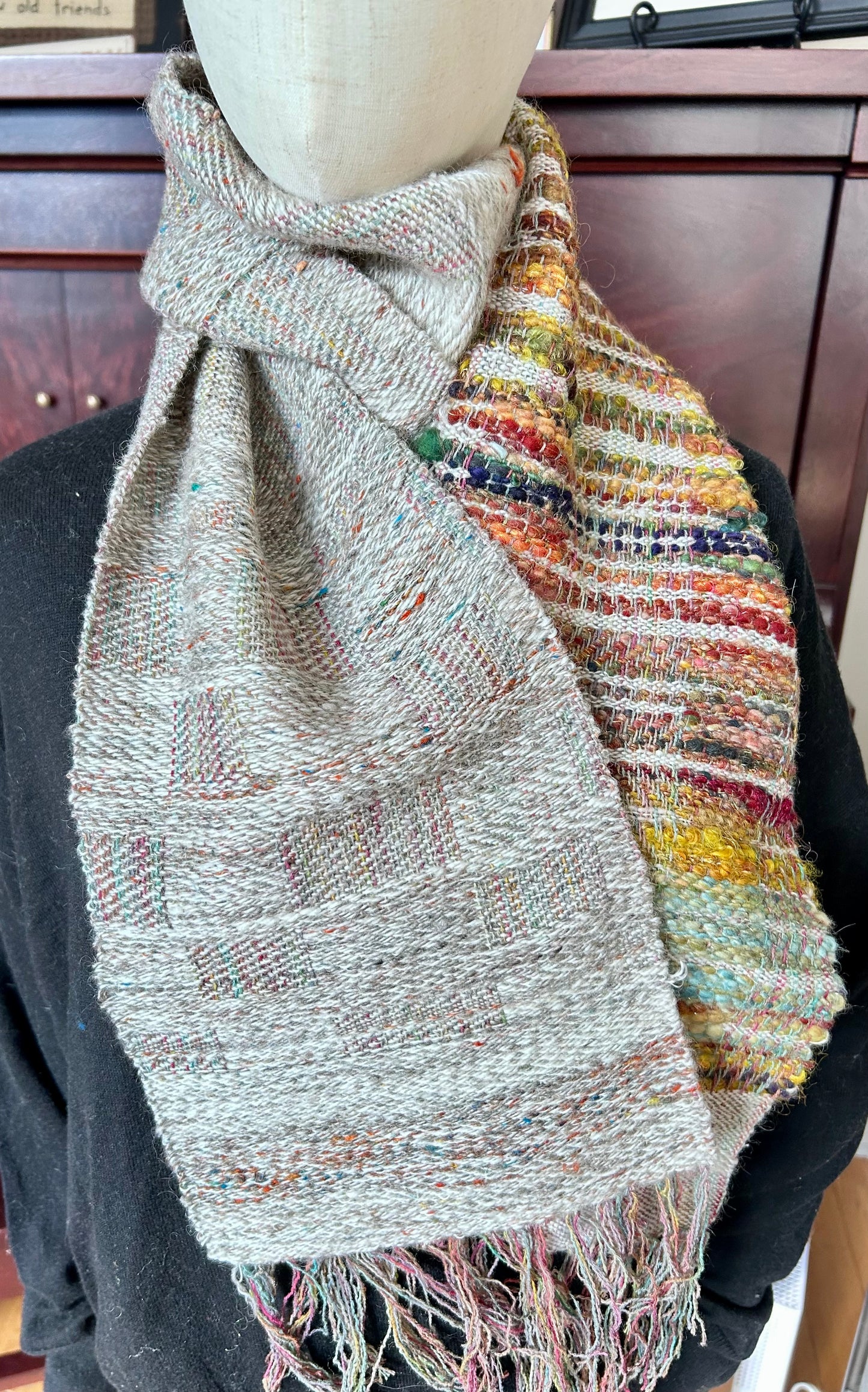 Handwoven beautiful, funky scarf