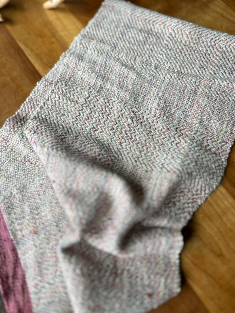 Handwoven short neck scarf with JŪL clasp (Copy)