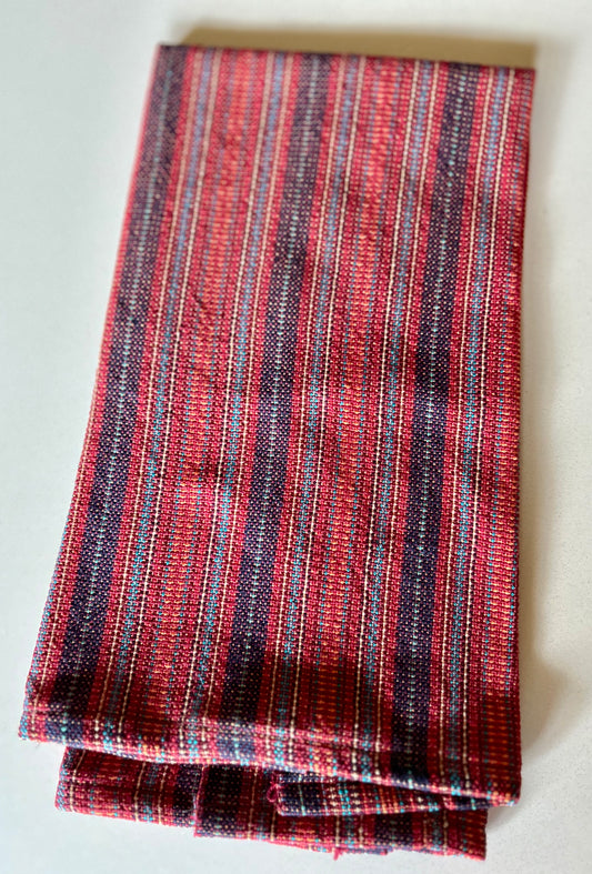 Handwoven striped dish towel