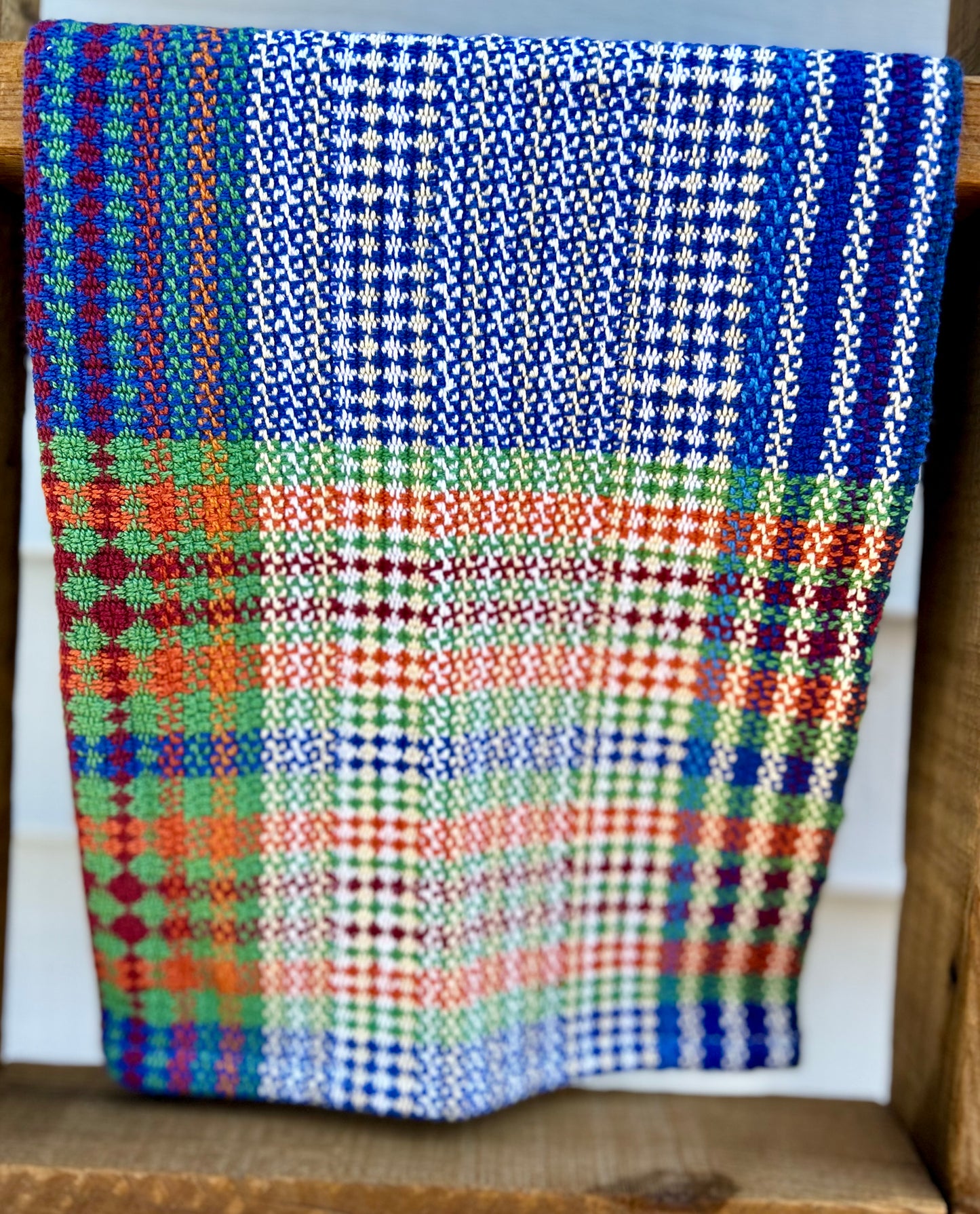 Handwoven thick dish towel