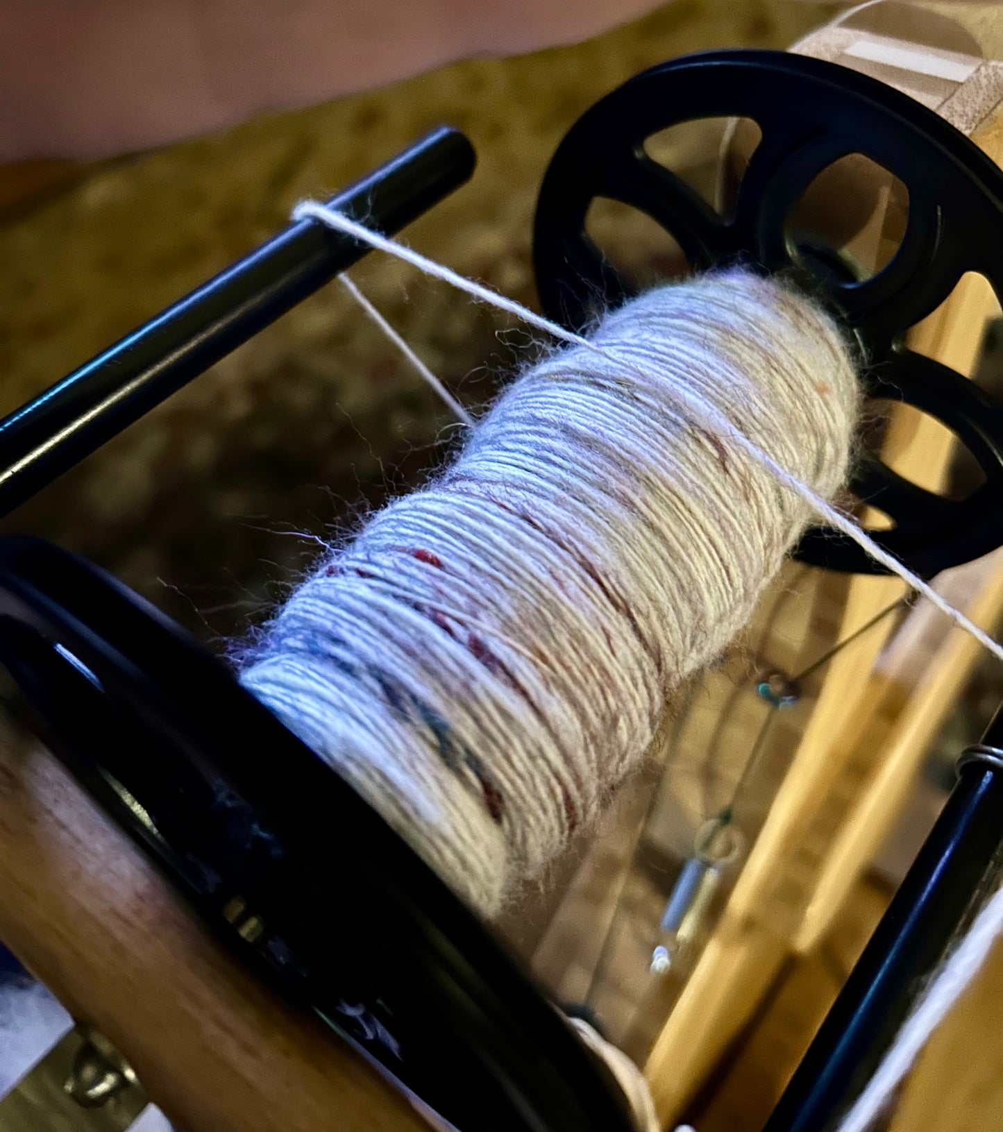 Learn to Spin on a Spinning Wheel