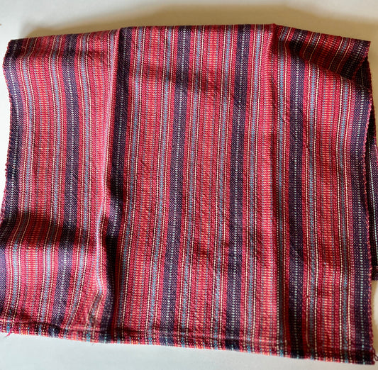 Handwoven striped dish towel