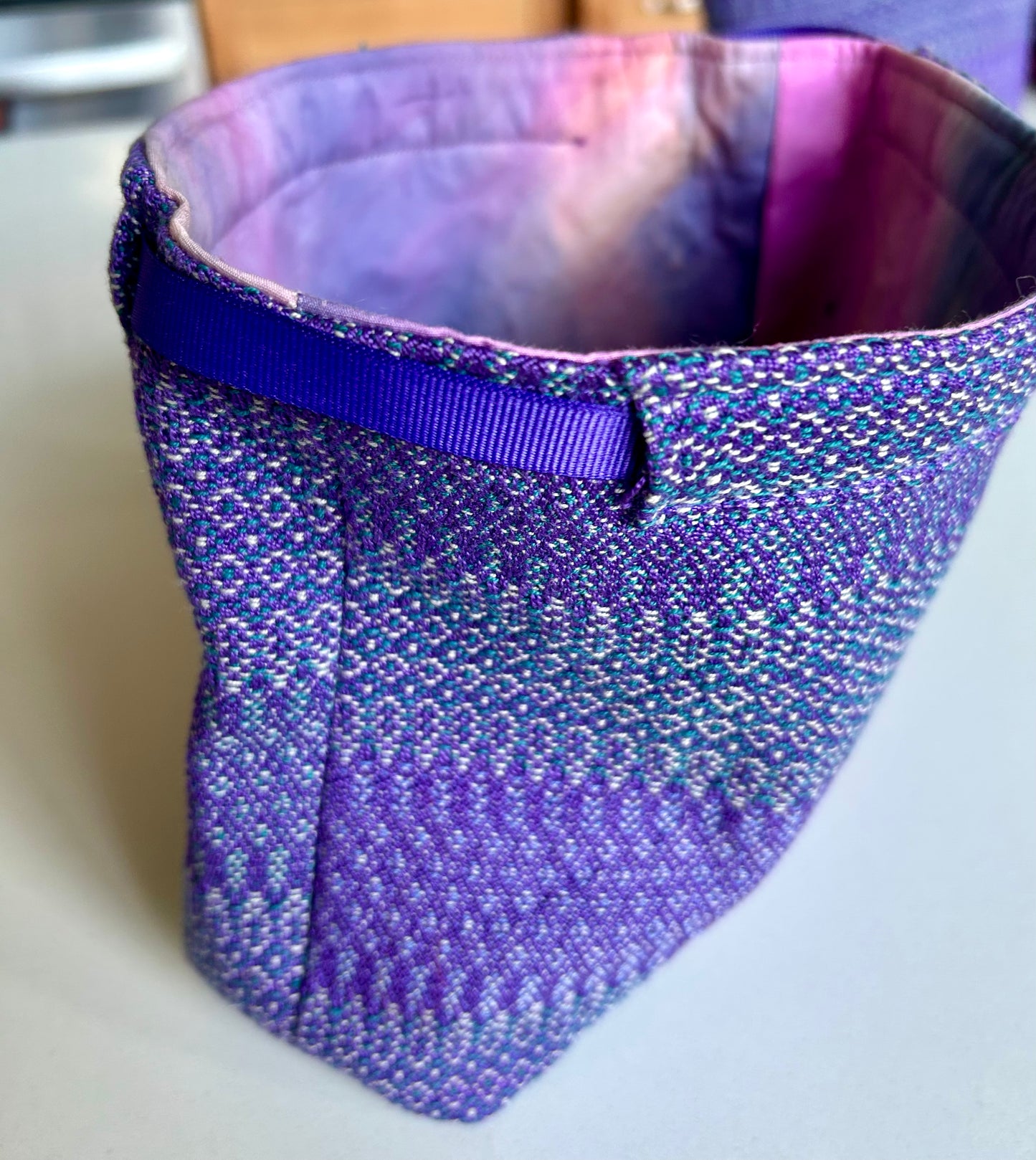 Handmade Project Bag, Purple