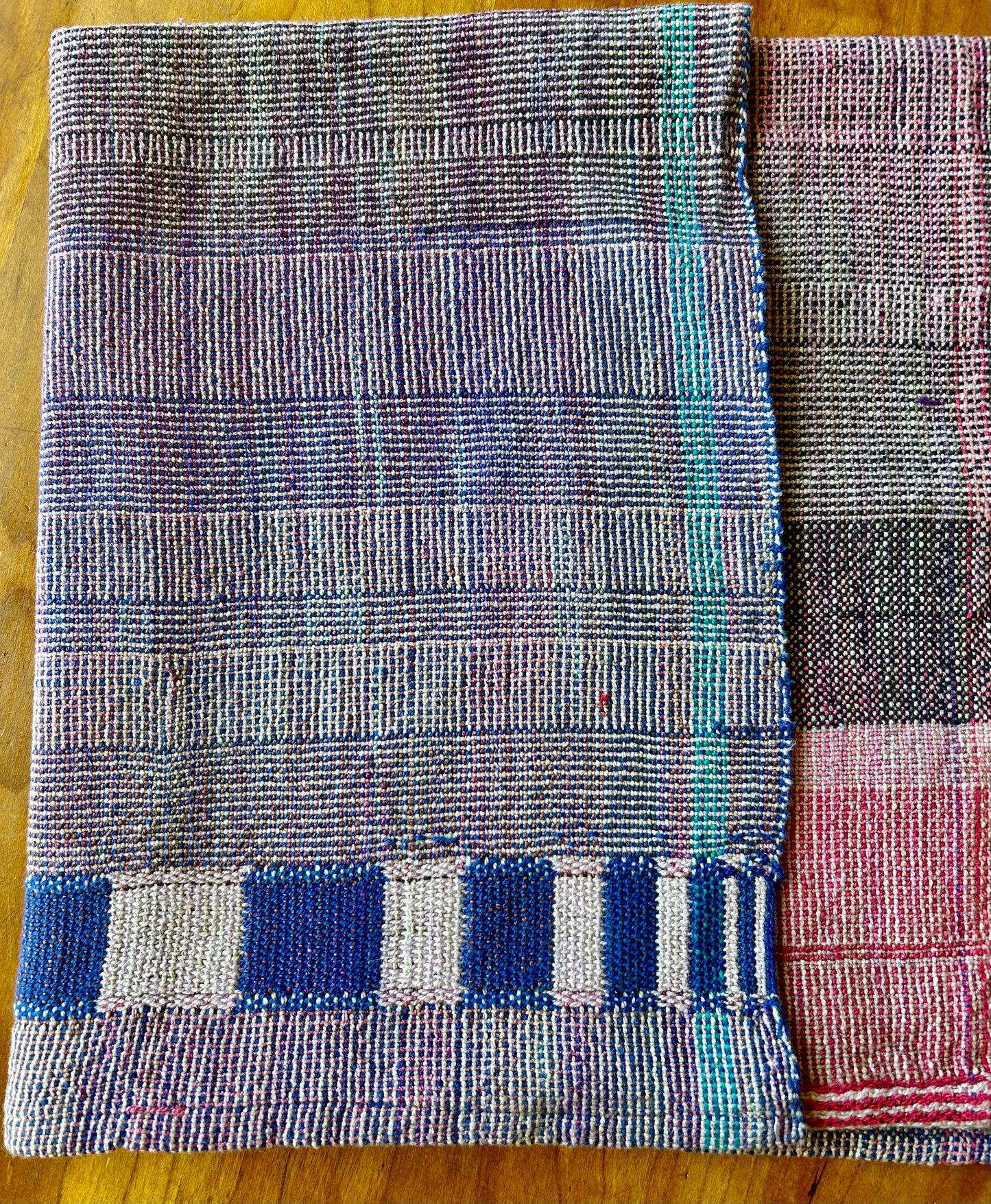 Cotton kitchen towel, handwoven