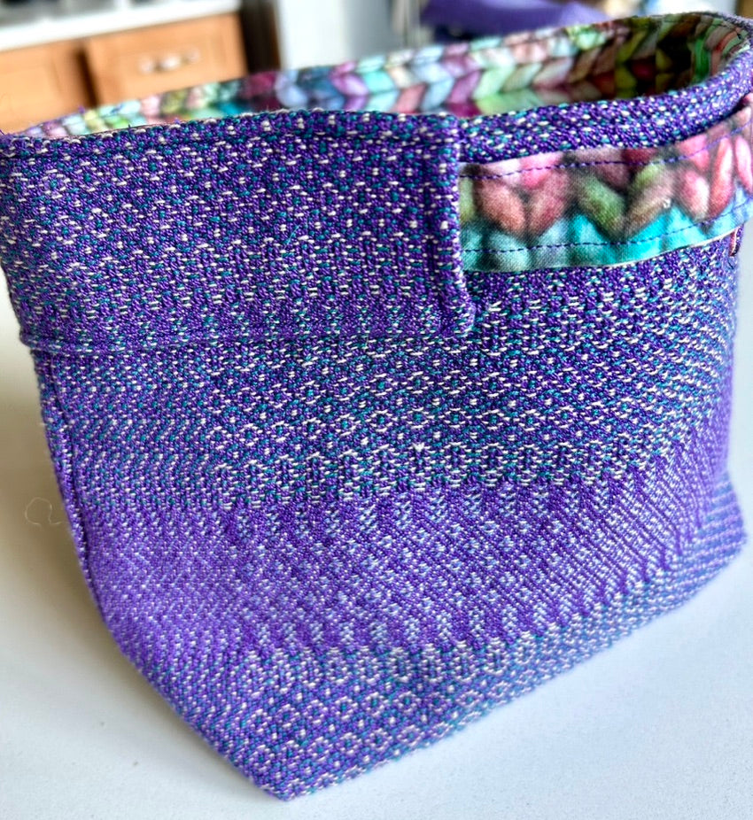 Handmade Project Bag, Purple