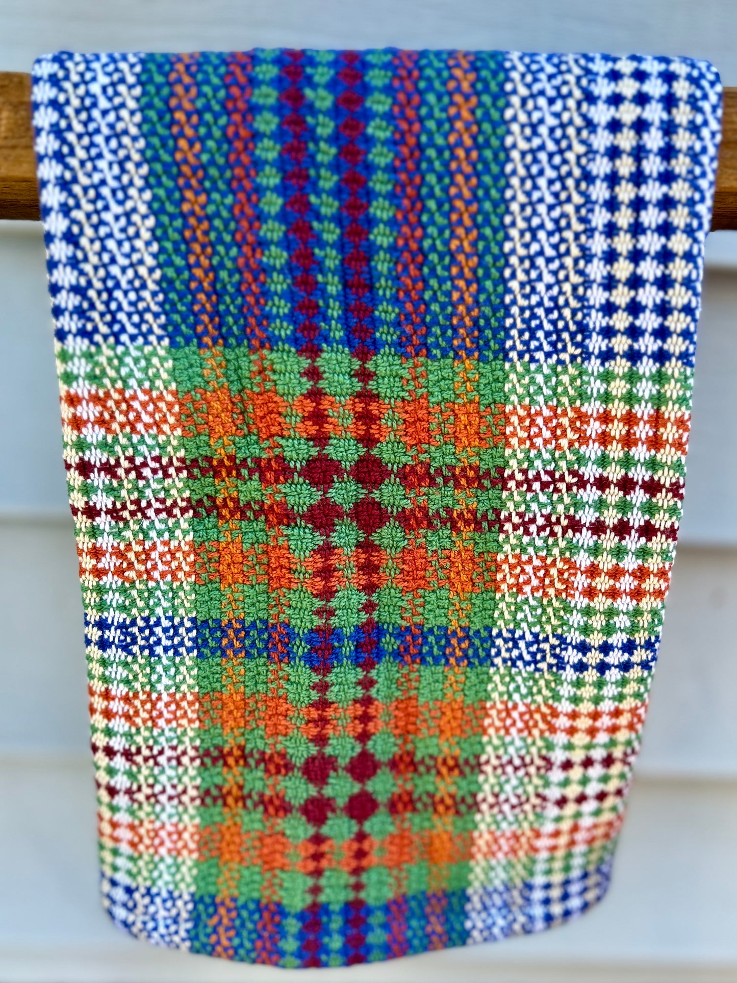 Handwoven thick dish towel