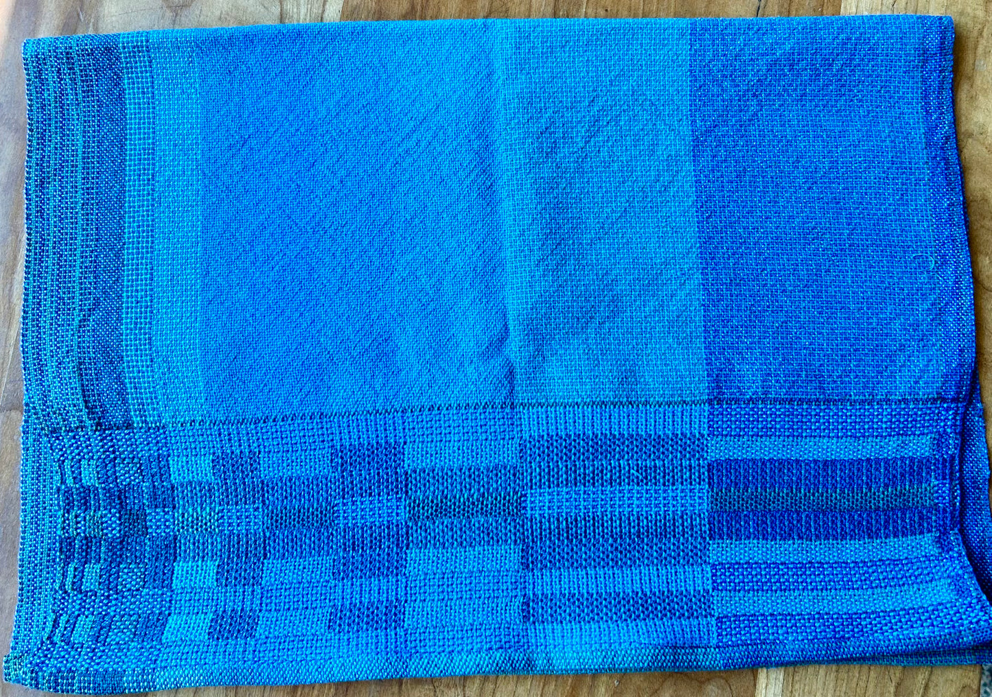 Cotton kitchen towel, handwoven