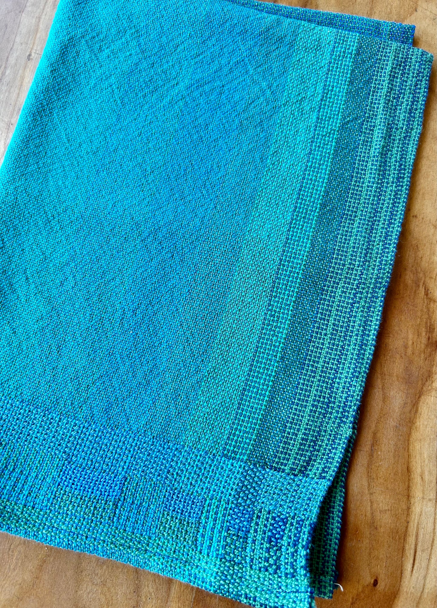 Cotton kitchen towel, handwoven