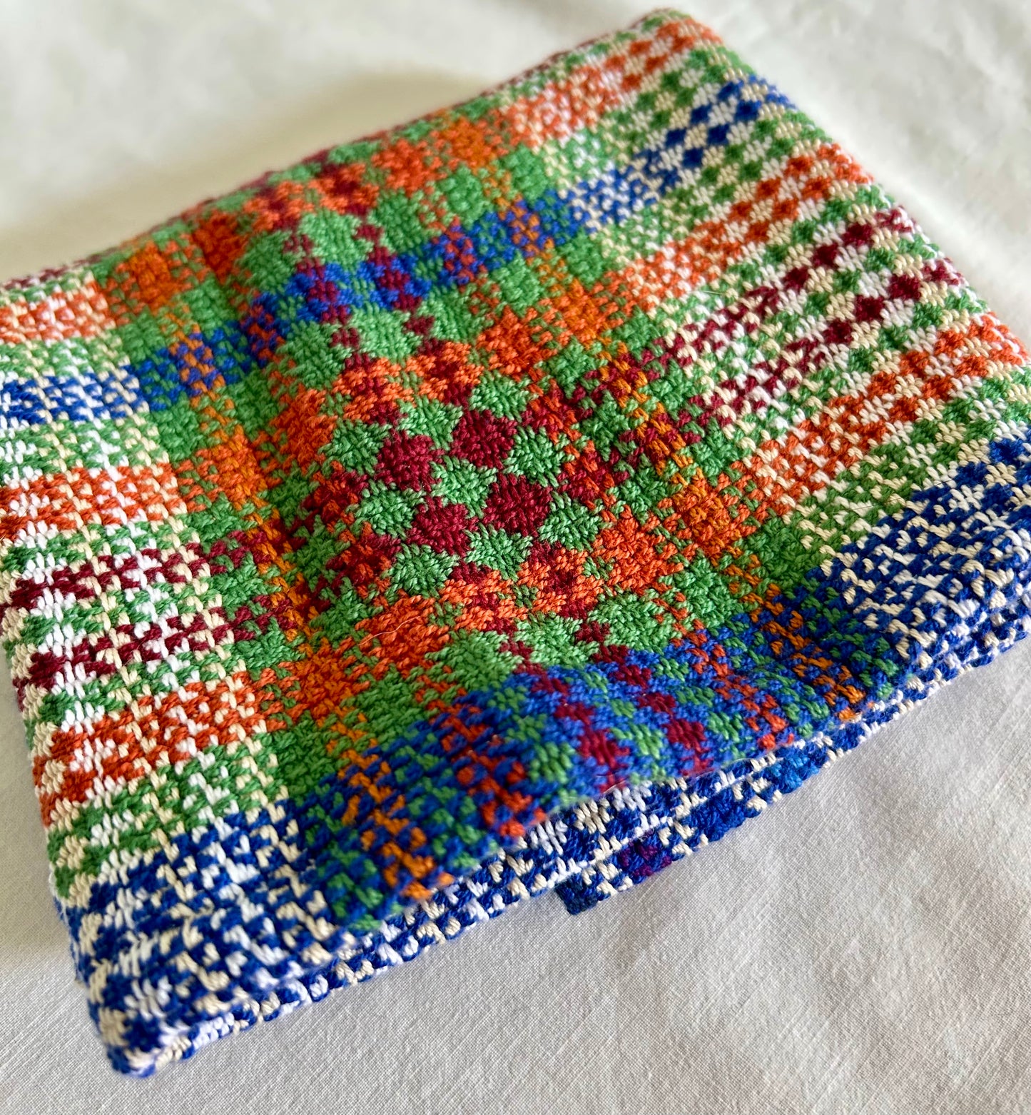 Handwoven thick dish towel