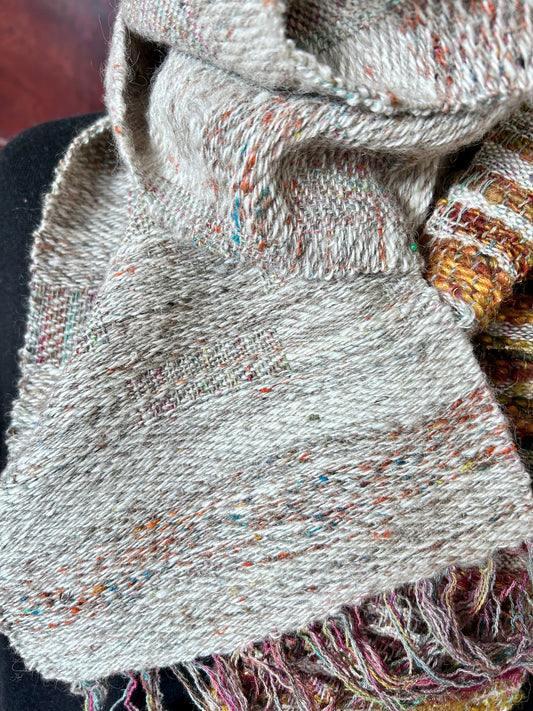 Handwoven beautiful, funky scarf