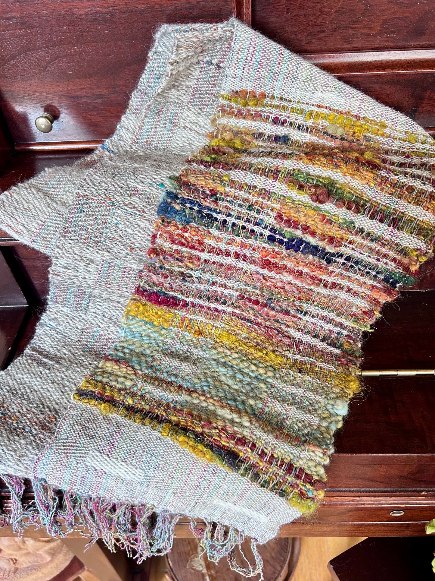 Handwoven beautiful, funky scarf